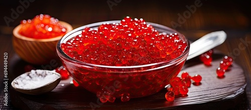 Consumption of red caviar in Kamchatka.