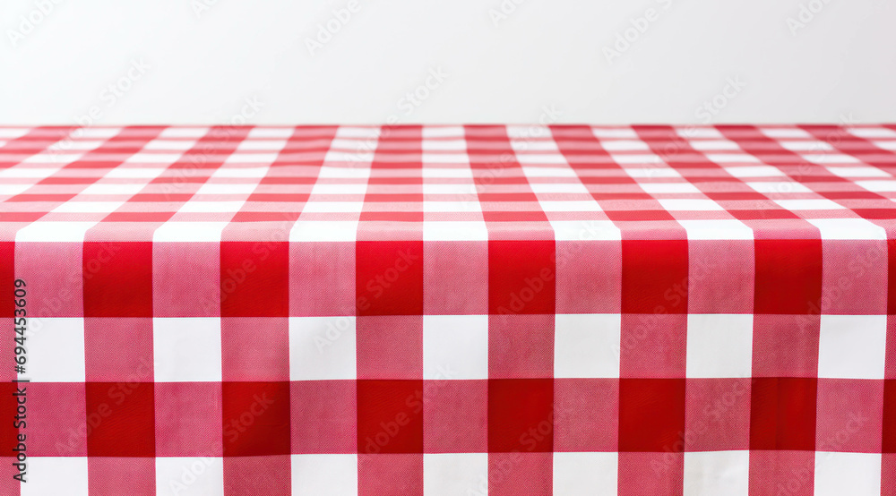 White cotton red plaid picnic pattern tablecloth textile design fabric White cotton red plaid picnic pattern tablecloth textile design fabric