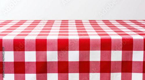 White cotton red plaid picnic pattern tablecloth textile design fabric