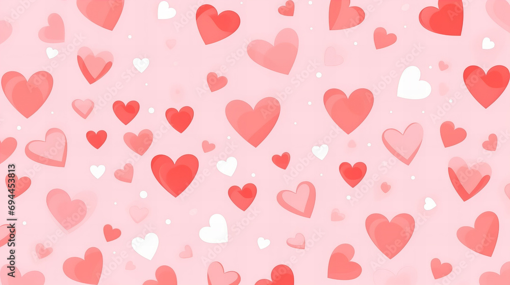 background pattern with pink hearts background pattern with pink hearts