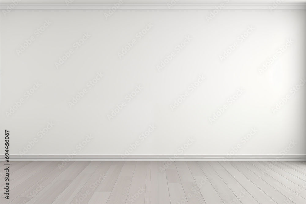 Image photo of empty tile floor with white wall Image photo of empty tile floor with white wall