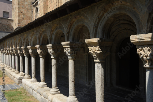 capitals of the cloister of de Cathedral of Santa Maria, La Seu de Urgell, LLeida province, Catalonia, Spain