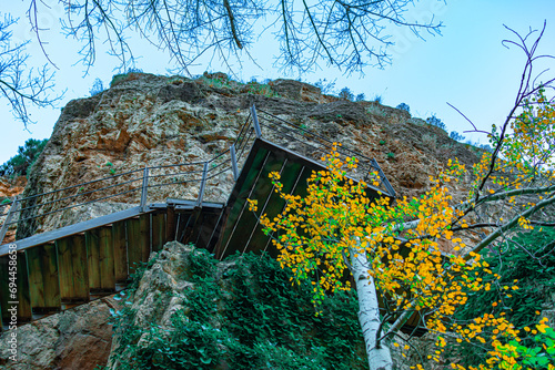 Paseo fluvial río guadalaviar en albarracín	 photo