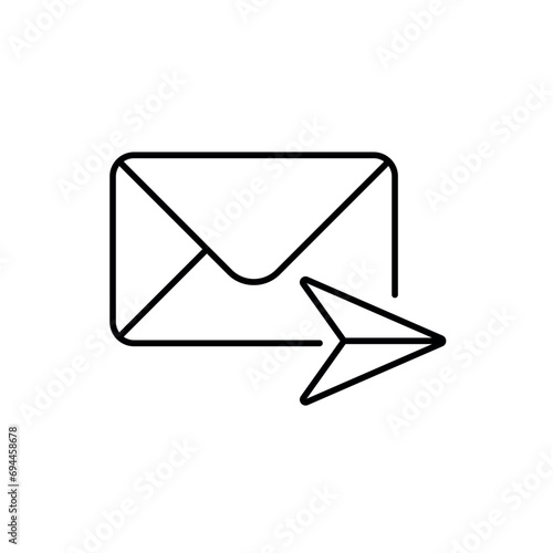 Paper plane, Send Message, Email Send icon vector. Trendy Flat style for graphic design, Web site. Free Download Paper plane, Send Message, Email Send icon vector. Trendy Flat style for graphic design, Web site. - GFXLoad