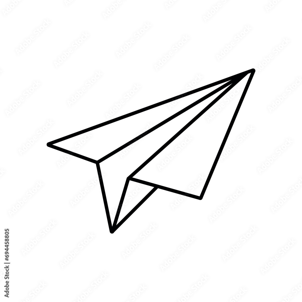 Paper plane, Send Message, Email Send icon vector. Trendy Flat style for graphic design, Web site. Paper plane, Send Message, Email Send icon vector. Trendy Flat style for graphic design, Web site.