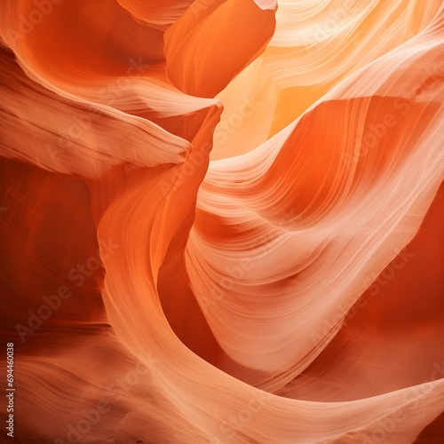 Abstract details of orange slot canyon wall, Antelope Canyon X, Page, Arizona, USA
