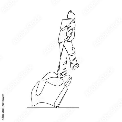girl carrying ice sled