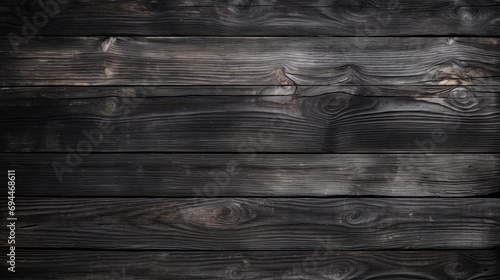 Planks wooden background or wood grain black texture