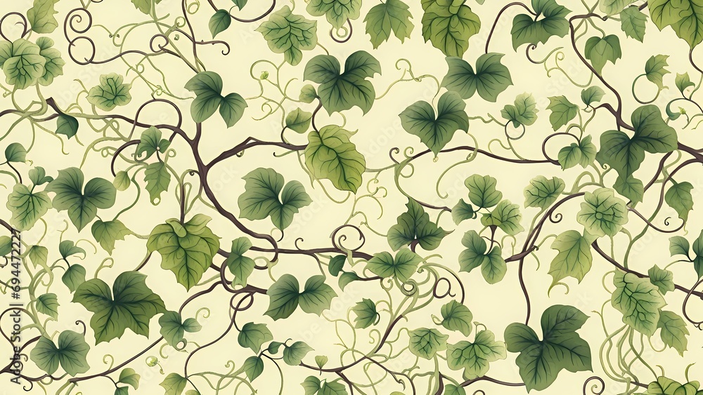 Vines and leaves Vines and leaves