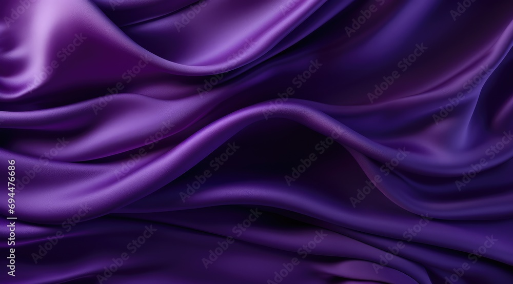 Fototapeta premium a purple silk fabric background with smooths and folds