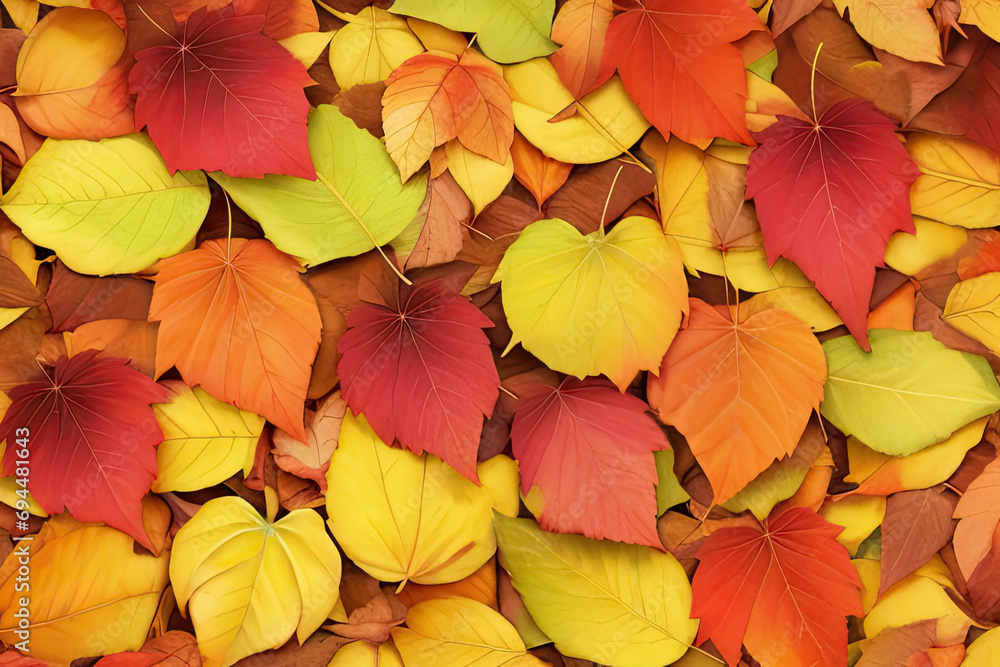 Autumn leaves background