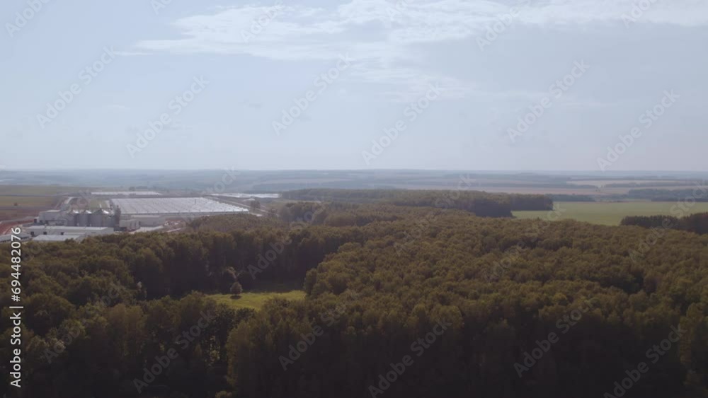 Aerial photography of pig complex reservoirs, aerial photography of pigsties, aerial photography of pig breeding complex, aerial photography of pig farms Aerial photography of pig complex reservoirs, aerial photography of pigsties, aerial photography of pig breeding complex, aerial photography of pig farms
