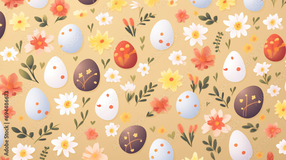 seamless easter eggs pattern seamless easter eggs pattern
