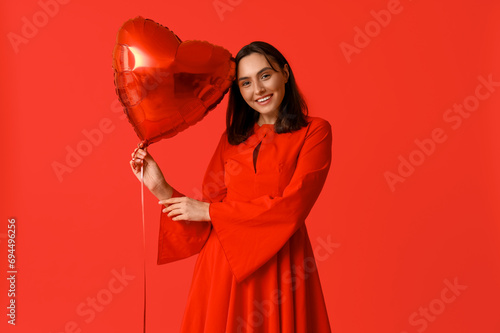 Beautiful young woman with ...