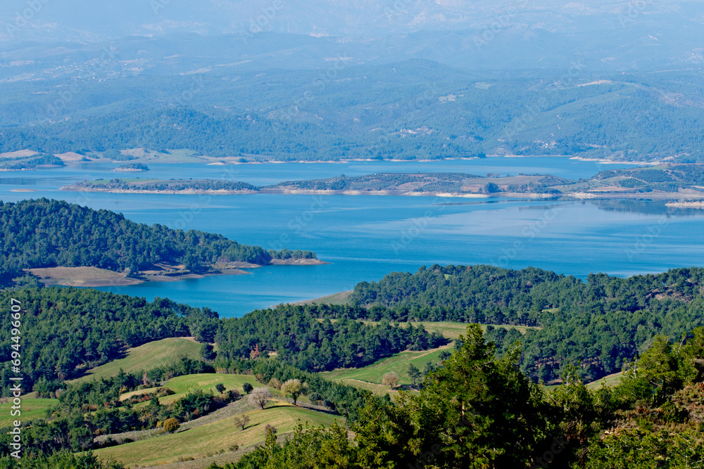 A view of the Catalan Dam Lake from Maltepe village