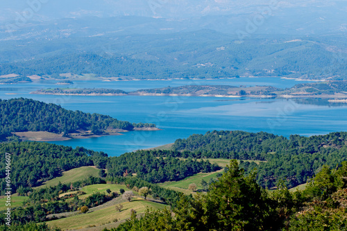 A view of the Catalan Dam Lake from Maltepe village photo