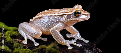 Ghost frog in Jonkershoek Nature Reserve, located in South Africa. photo