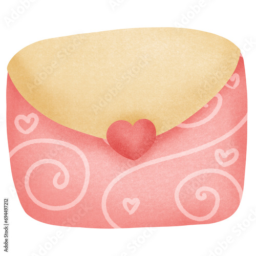 Mail of heart for Valentine