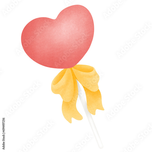 Heart wing wood for Valentine