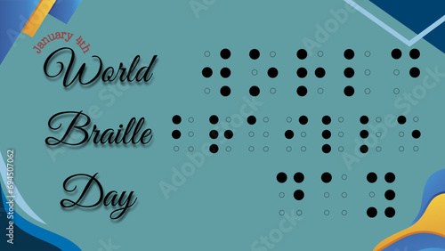 world braille day 4th January  