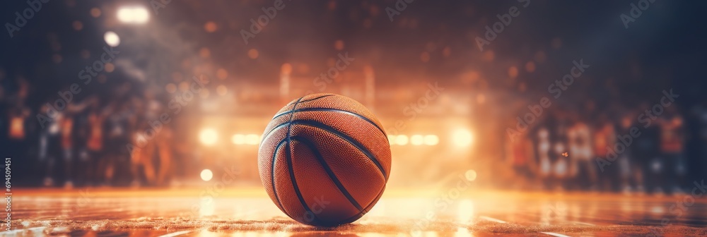 Fotografie basketball banner design with copy space
