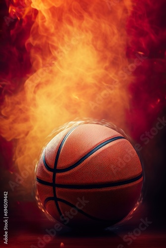 basketball banner design with copy space © EOL STUDIOS
