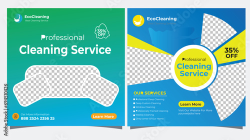 professional cleaning service social media Instagram photo