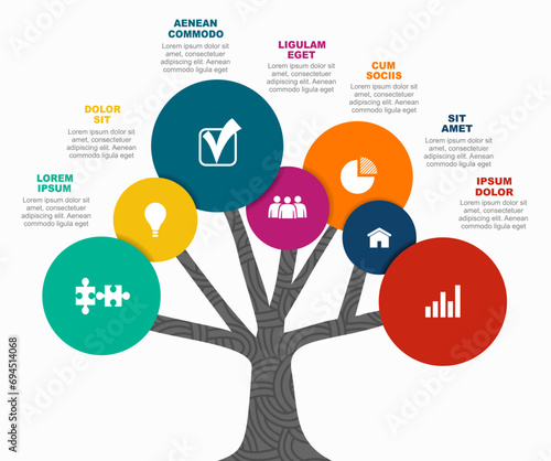 Infographic design template with place for your data. Vector illustration.