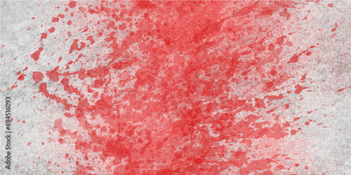 Lite red White water splash wall background grain surface,cosmic background.backdrop surface splash paint watercolor on.aquarelle painted glitter art spit on wall splatter splashes.
 photo