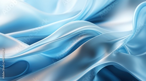  a close up of a blue and white background with a wavy design on the top of the image and bottom of the image.