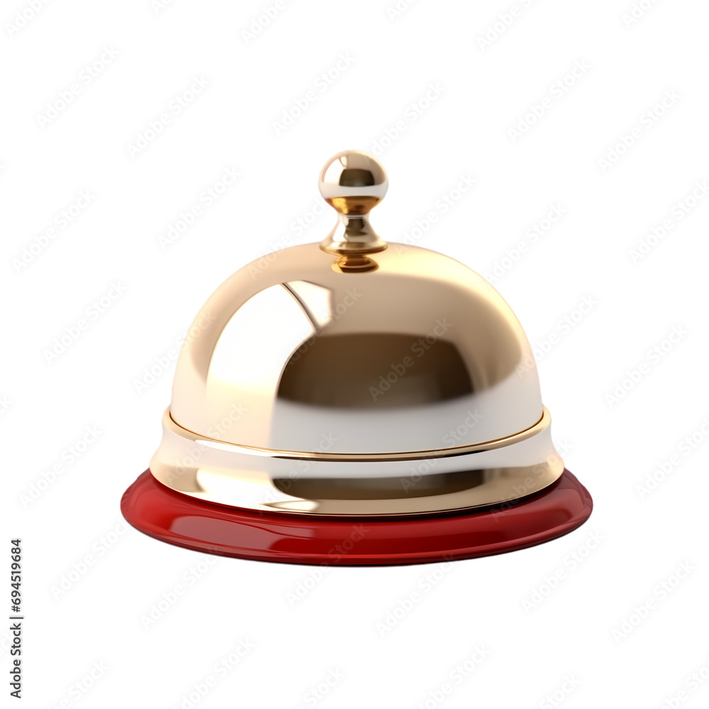 Service bell isolated on transparent background Service bell isolated on transparent background