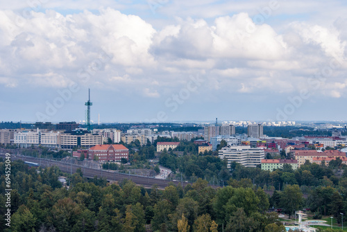 panoramic view from helsinki stadium tower © SandraSevJarocka