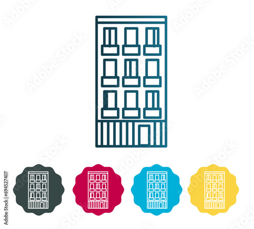 Apartment Building Icon