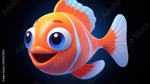 fish 3d animal underwater life