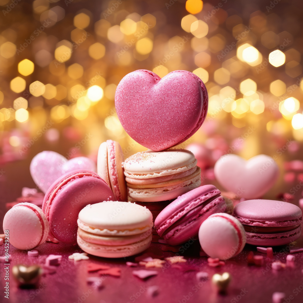 macarons, Valentine-day macarons, macarons, Valentine-day macarons,