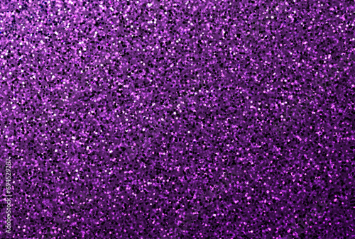 Purple winter pattern with detailed glittering texture. Horizontal Christmas and New Year art banner