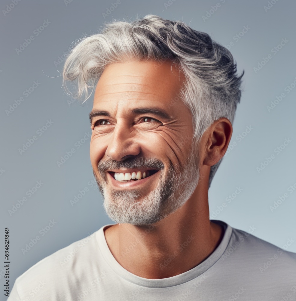 grey haired gray haired smiling older man grey haired gray haired smiling older man