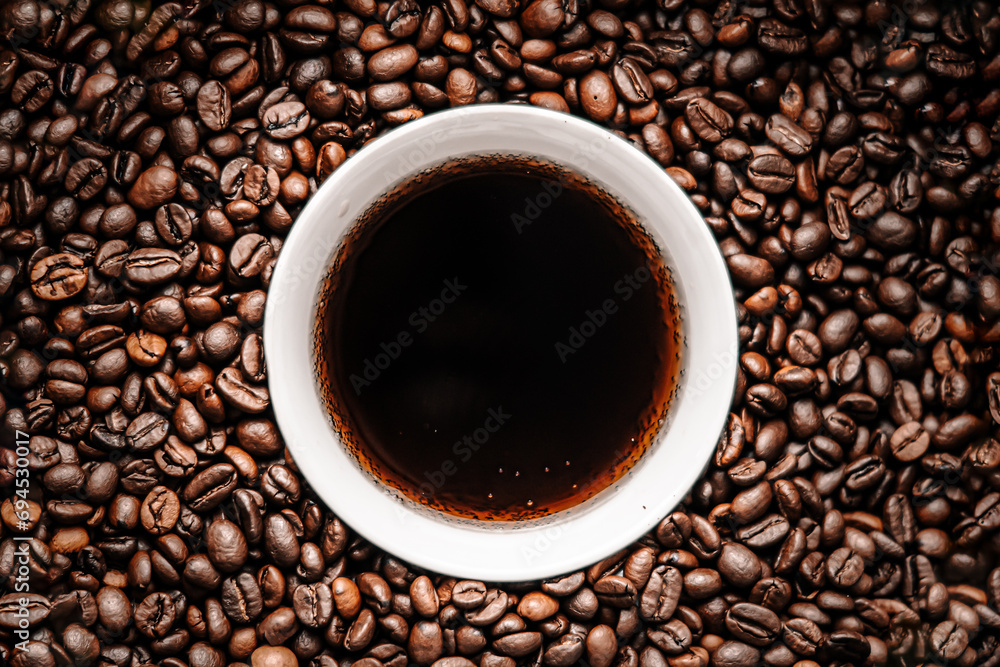 Fototapeta premium Coffee Beans Cafe Caffeine Drink