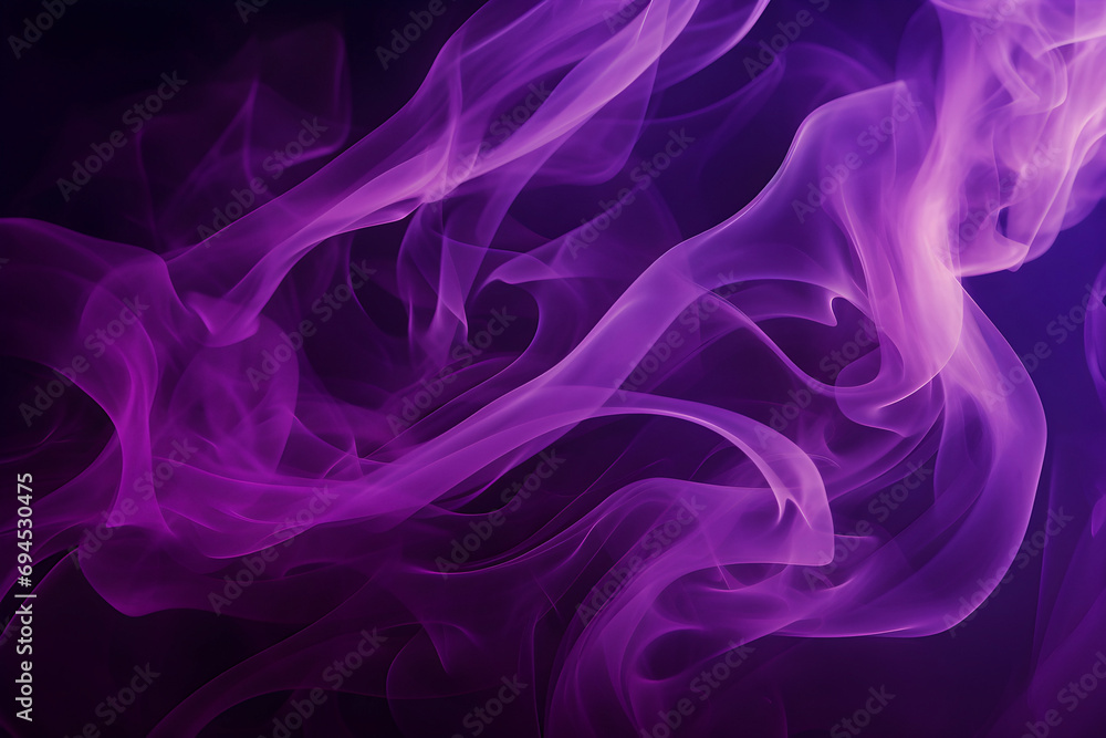 purple smoke texture on black background