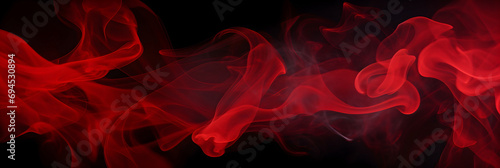 red smoke texture on black background