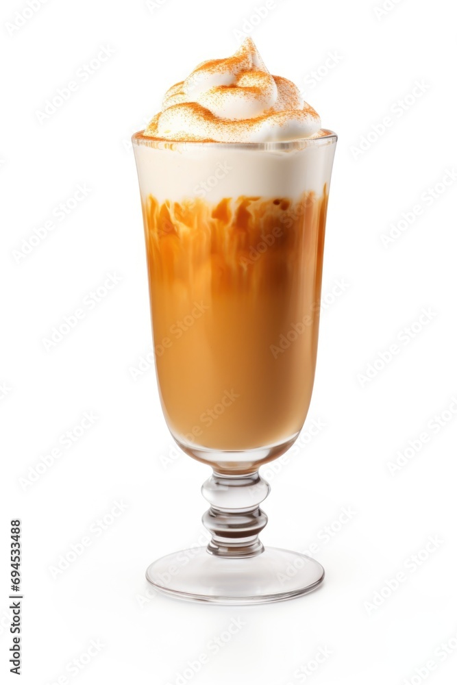 A cup of coffee with whipped cream on top A cup of coffee with whipped cream on top
