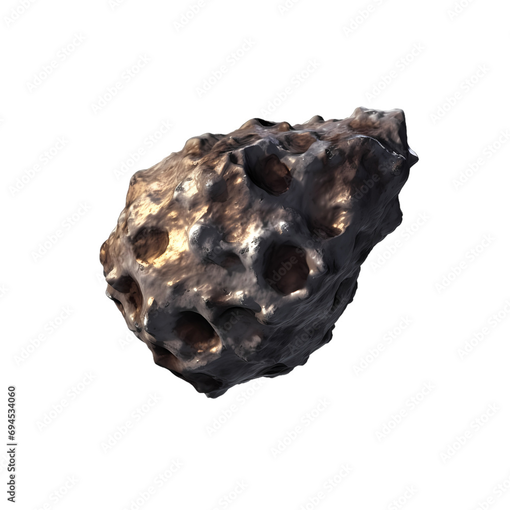 Meteorite isolated on transparent background Meteorite isolated on transparent background