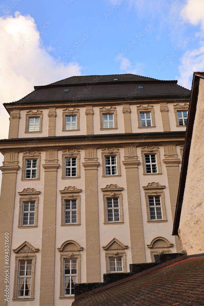 Fototapeta premium Historisches Gebäude in Kloster Schöntal in Baden-Württemberg 