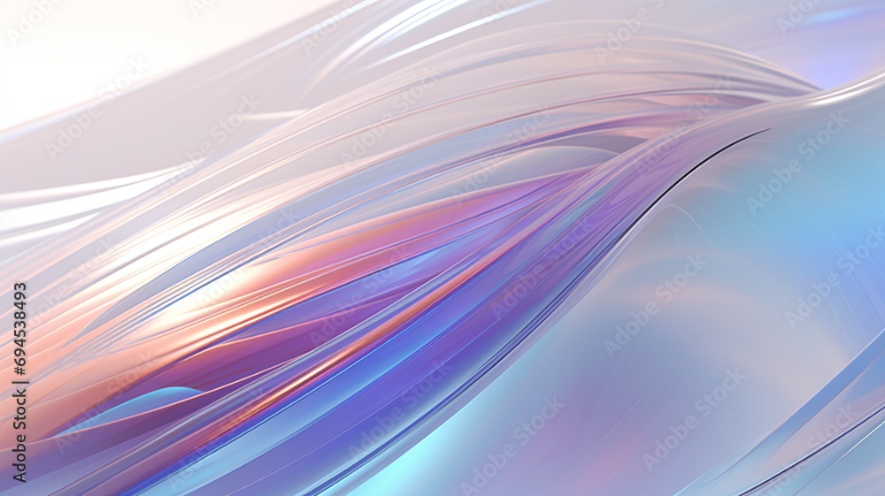 Ethereal Light Effects on Ribbed Plastic with Rainbow Border Ethereal Light Effects on Ribbed Plastic with Rainbow Border
