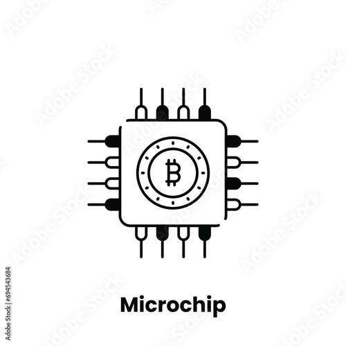 Bitcoin Microchip, cryptocurrency, digital currency, blockchain technology, secure transactions, decentralized ledger, cryptographic algorithms, financial innovation, electronic cash, peer-to-peer