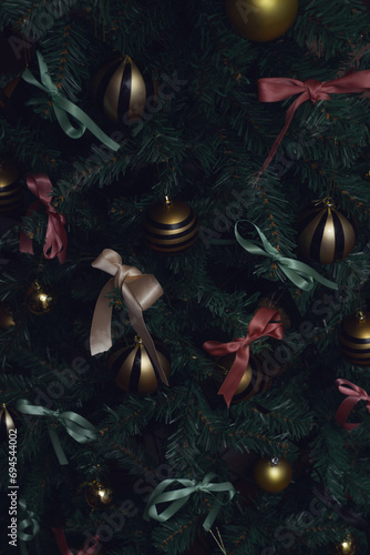 christmas tree with decorations