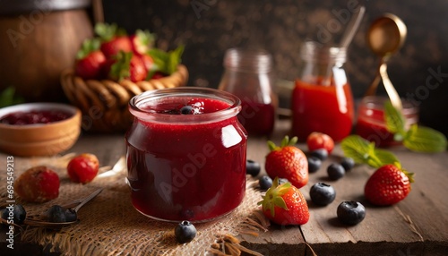 Berry smoothie christmas, and festive