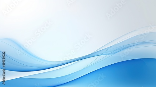 Blue wave background .Modern blue light line concept, lighting shape in white background © @adha