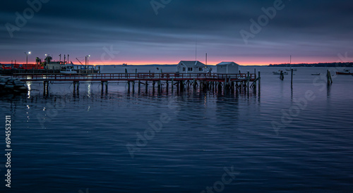 Wallpaper Mural Morning sunrise on Rockland harbor fishing village Torontodigital.ca