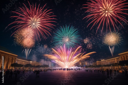  Amazing firework animation for new year celebration 